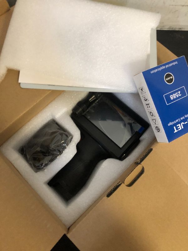 Photo 1 of CHIKYTECH Upgrading Portable Handheld Inkjet Printer ZK-1691 with 4.3 Inch Touch Screen 42ml Quick-Drying Ink Cartridge Handheld Inkjet Printer for Any Surfaces (Support 28 Languages.)