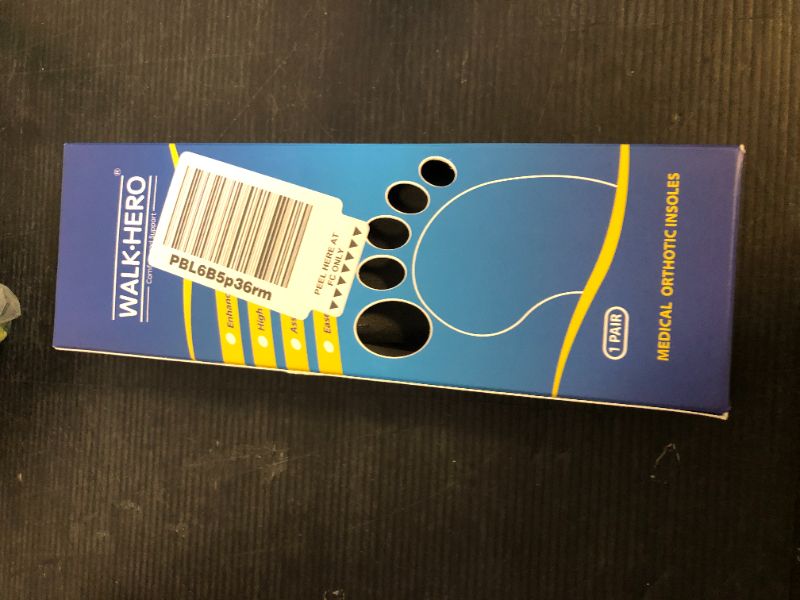 Photo 1 of Plantar Fasciitis Feet Insoles Arch Supports Orthotics Inserts Relieve Flat Feet, High Arch (Mens 6-6 1/2 | Womens 8-8 1/2)