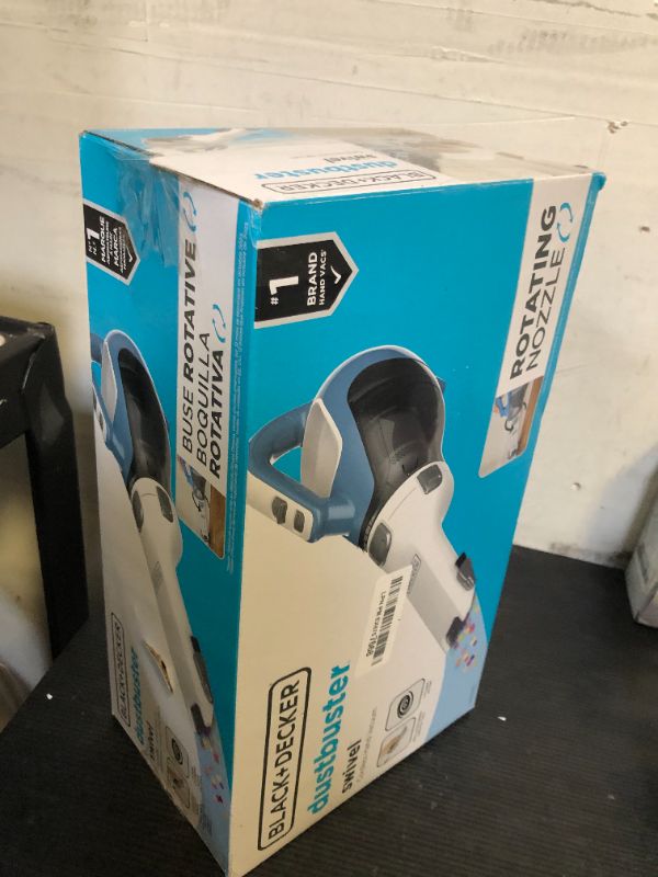 Photo 1 of BLACK+DECKER dustbuster AdvancedClean Cordless Handheld Vacuum, Compact Home and Car Vacuum with Crevice Tool (CHV1410L)