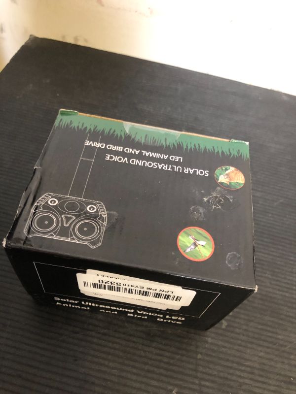 Photo 1 of Solar Ultrasonic Animal Repellent, Waterproof Cat Deterrent Outdoor Solar Animal Repeller Motion Detection, Deer Repellent Devices Repel Cat Squirrel Rabbit Bird Dog Raccoon Skunk for Yard Farm Garden