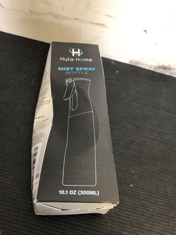 Photo 1 of Hula Home Spray Bottle for Hair (10.1oz/300ml) - Powered by Flairosol® Spray Technology - Continuous Ultra Fine Mist Sprayer – For Hairstyling, Cleaning, Salons, Plants, Essential Oil & More - Black