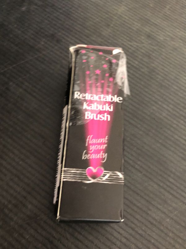 Photo 1 of Flat Top Retractable Makeup Brush by Keshima - Premium Retractable Kabuki Brush, for Foundation Liquid Makeup, Powder, Cream and Blush