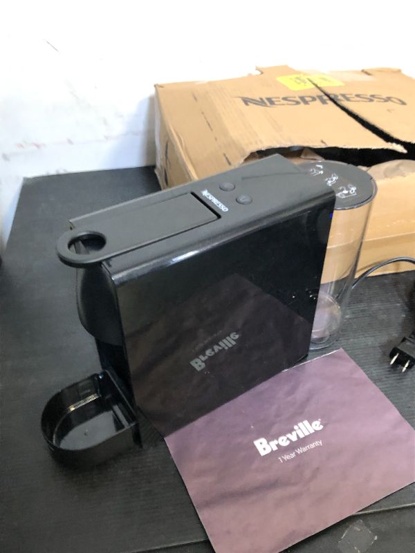 Photo 1 of Nespresso Essenza Mini Espresso Machine by Breville, Piano Black