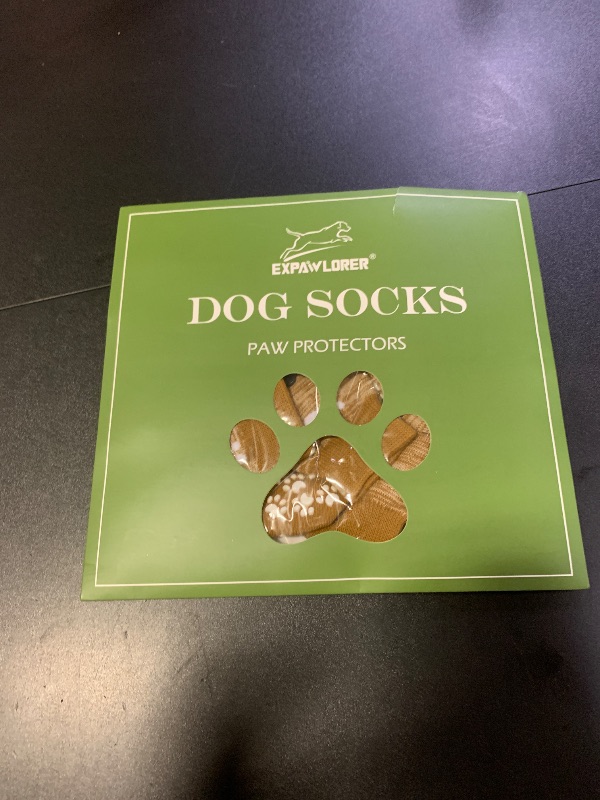 Photo 1 of EXPAWLORER Anti Slip Dog Socks to Prevent Licking Paws, Dog Shoes for Hot Pavement, Dog Booties for Small Medium Large Senior Dogs, Traction Control Boots & Paw Protectors for Hardwood Floors