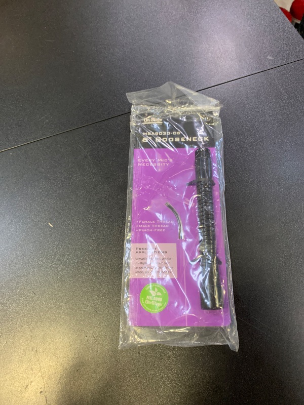 Photo 1 of OnStage On-Stage 6" Microphone Gooseneck, Black