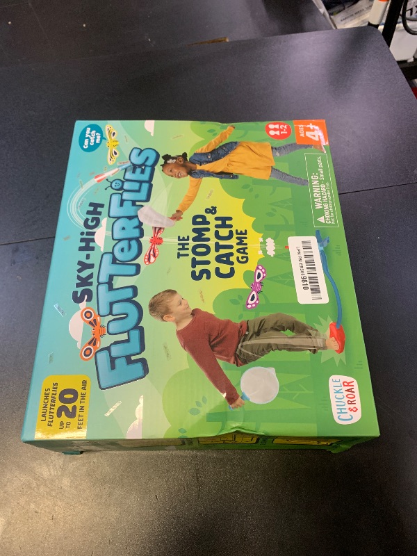 Photo 1 of Chuckle & Roar - Sky-High Flutterflies - Outdoor - Competitive Launcher Butterfly Catching Game - Nets Included - Great for Active Kids - Ages 4 and Up