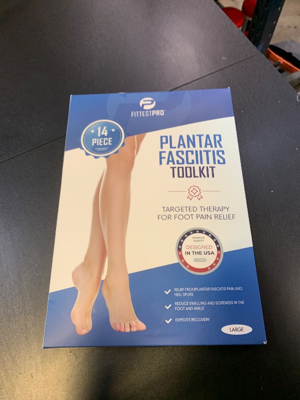 Photo 1 of Plantar Fasciitis Foot Pain Relief 14-Piece Kit – Premium Planter Fasciitis Support, Gel Heel Spur & Therapy Wraps, Compression Socks, Foot Sleeves, Arch Supports, Heel Cushion Inserts & Heel Grips