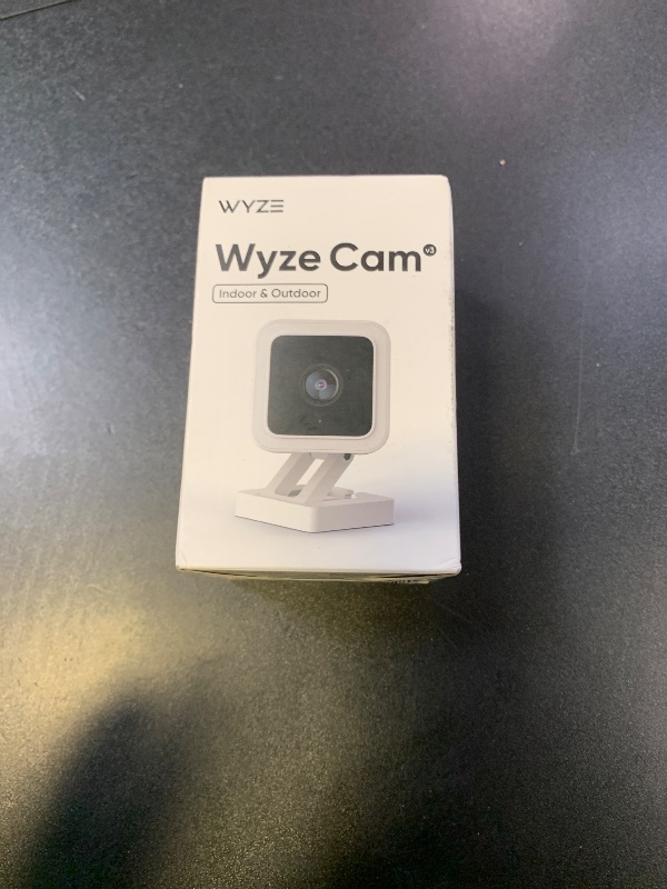 Photo 1 of WYZE Cam v3, 1080P HD WiFi Wired Indoor/Outdoor Home Security Camera, Pet/Baby Monitor, Color Night Vision, 2-Way Audio, MicroSD Card Slot, Compatible with Alexa & Google - White