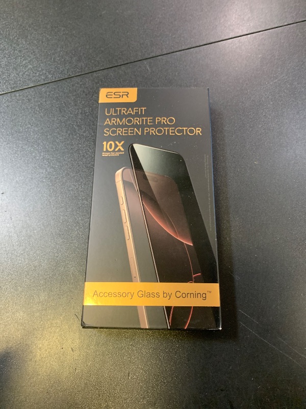 Photo 1 of ESR Accessory Glass by Corning™ 3 Pack 9H+ Glass for iPhone 16/15 Screen Protector, Military Grade Shatterproof & Durable with UltraFit Tray