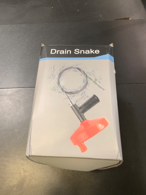 Photo 1 of 33 Feet Drain Snake Auger, Plumbing Snake Drain Hair Clog Removal Tool, Heavy Duty Toilet Snake Auger, Sink Unclogger Drain Cleaner Tool for Bathroom Kitchen Tub Shower Drain Clog Remover with Gloves