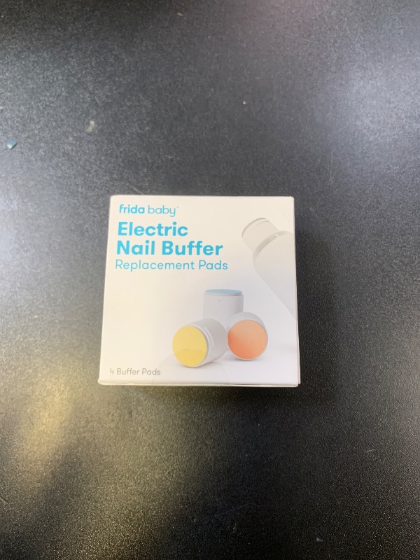 Photo 1 of Frida Baby Electric Nail Buffer Replacement Pads | Safe + Easy Grooming, Trimming, and Nail Filing for Newborn, Toddler, or Children's Fingernails and toenails, 4 Buffer Pads