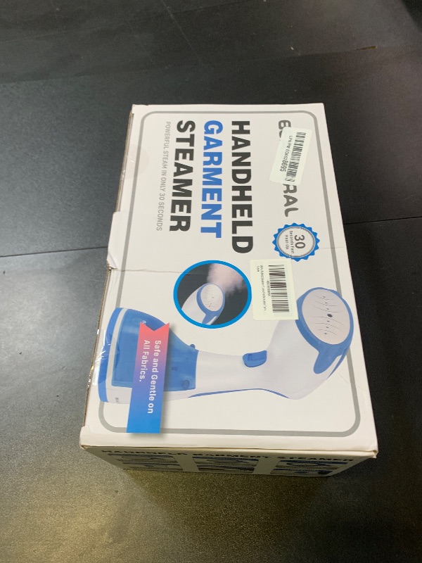Photo 1 of BEAUTURAL Steamer for Clothes, Portable Handheld Garment Fabric Wrinkles Remover, 30-Second Fast Heat-up, Auto-Off, Large Detachable Water Tank
