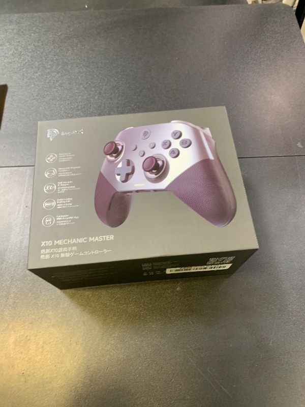 Photo 1 of EasySMX X10 Wireless PC Controller with Dual Hall Effect, Bluetooth Controller for PC/Switch/Steam/Android TV, Mobile - Include a White Swappable Faceplate, Compatible with Black Myth: Wukong