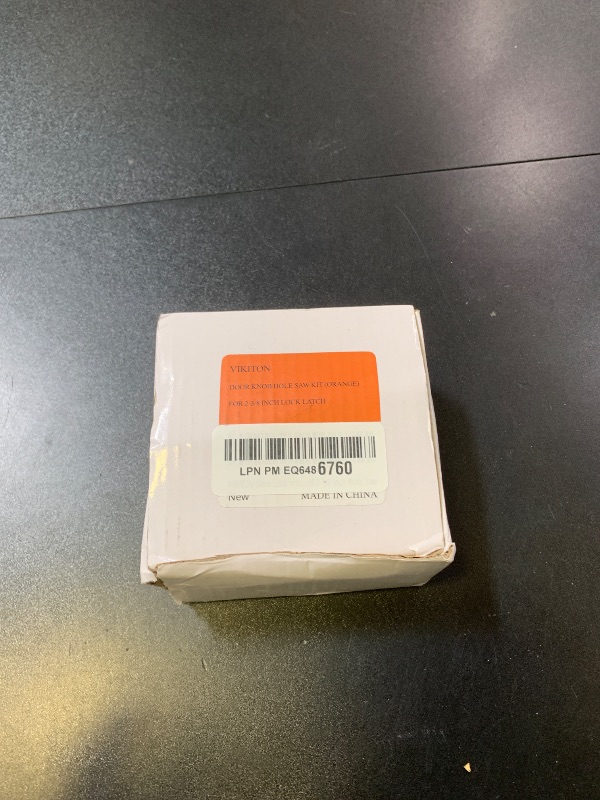 Photo 1 of VIKITON Door Lock Installation Kit, with 1 inch Hole Saw (1.5 inch Depth) & 2-1/8 inch Hole Saw (1.5 inch Depth), for Drilling Wood and Metal Door, Installing Deadbolt and Knob, Orange