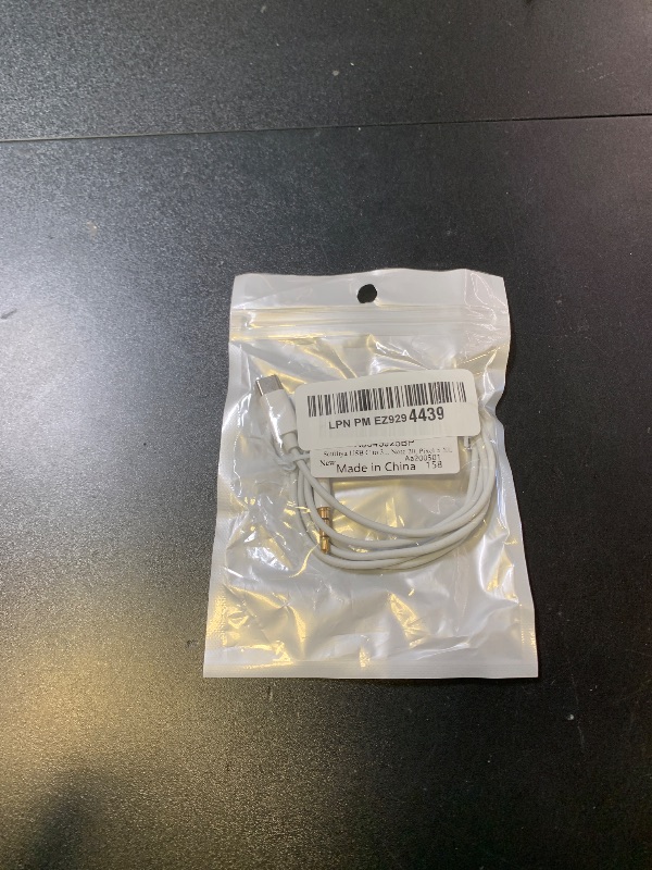 Photo 1 of Seulliya USB C to 3.5mm Audio Aux Jack Cable, Aux Cord for iPhone 15, Type C to 3.5mm Headphone Car Stereo Cord Compatible with iPhone 16 Plus /15 Pro Max, Samsung Galaxy S23 S22 Note 20, Pixel 5 XL