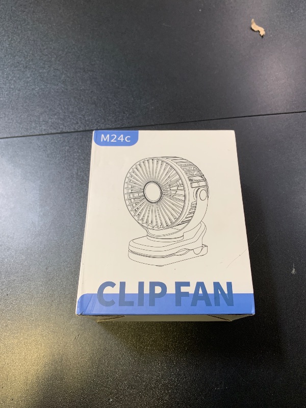 Photo 1 of FrSara USB Battery Powered Clip on Fan, Portable Small Fan with USB TYPE-C Charging, 3 Speeds Strong Airflow, with Sturdy Clamp, Quiet Desk Fan, Ideal for Bedroom Office Desktop Treadmill, Black