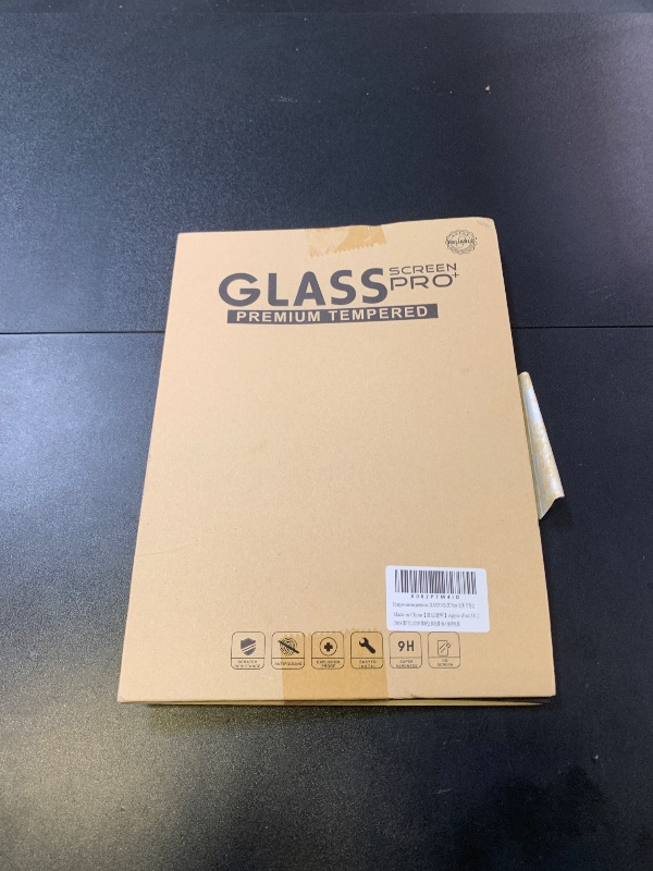 Photo 1 of Hianjoo Screen Protector [2-Pack] Compatible with iPad 10.2 2021/2020/2019 (9th/8th/7th), [HD Clarity] Tempered Glass Replacement for iPad 9/8/7 10.2" (A2603/A2604/A2270/A2428/A2429/A2200/A2198/A2197)