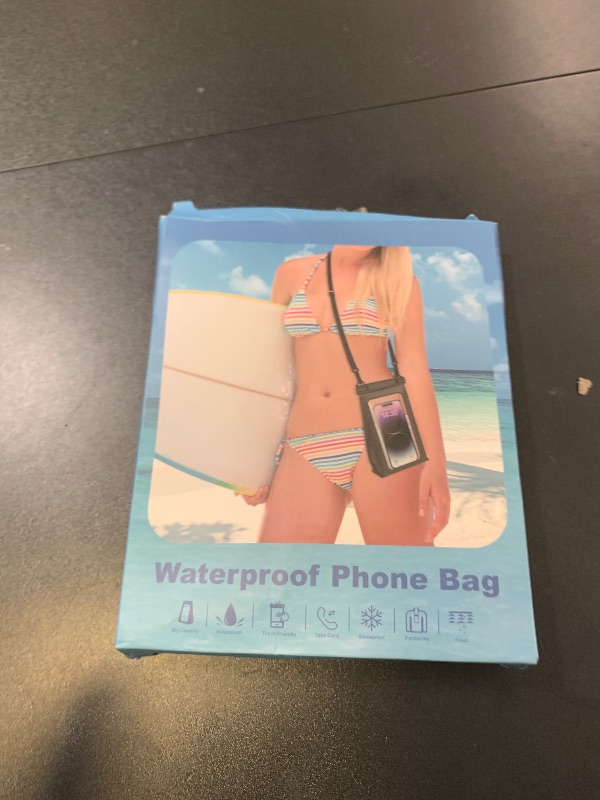 Photo 1 of Large Waterproof Phone Pouch Floating, Universal Waterproof Phone Case for iPhone 14 Plus 13 Pro Max 12 11 Samsung S23 S22 up to 7.2'', IPX8 Water Proof Cell Phone Dry Bag for Beach Swimming