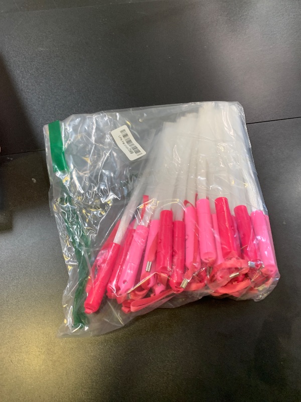 Photo 1 of YOFOBU 30 PCS Pink Fiber Optic Wands Glow Fiber Wands Bulk LED Light Up Wands with 3 Flashing Modes LED Flashing Sticks for Halloween Christmas Valentine's Day Wedding Gender Reveal Birthday