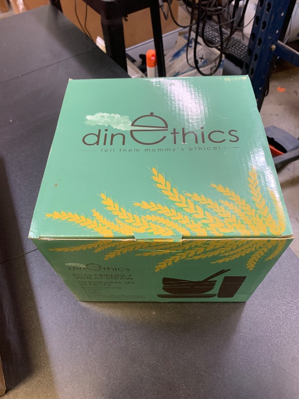 Photo 1 of DINETHICS Wheat Straw Dinnerware Sets For 4 - Camping Plates Cups And Bowls Set - Dishwasher Microwave Safe Dishes - Alternate To Plastic Dinnerware Set - Wheat Straw Plates And Bowls Sets - RV Dishes