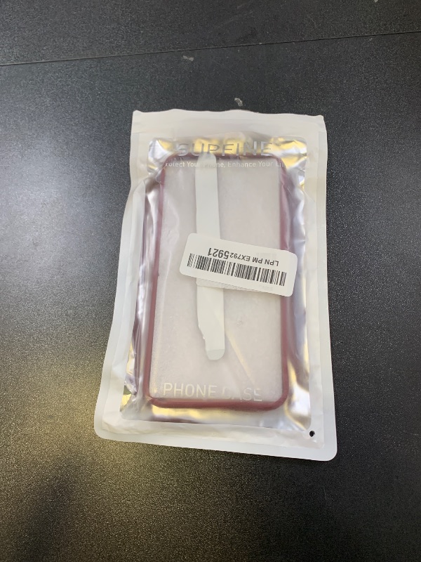 Photo 1 of SUPFINE Magnetic for iPhone 16e Case 2025 (Compatible with MagSafe)(Military Grade Drop Protection) Slim Translucent Matte Shockproof with Anti-Fingerprint Phone Case,Wine Red
