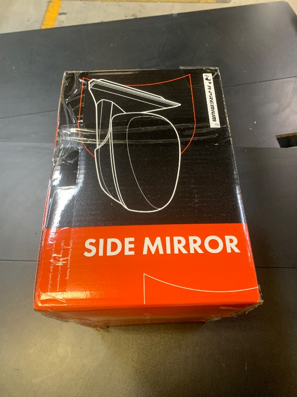Photo 1 of A-Premium Pair (2) Driver and Passenger Side Manual Door Mirror - Compatible with Volkswagen Jetta 1999-2005, Golf 1999-2006 - Heated Manual Folding Black Outside Rear View Mirror