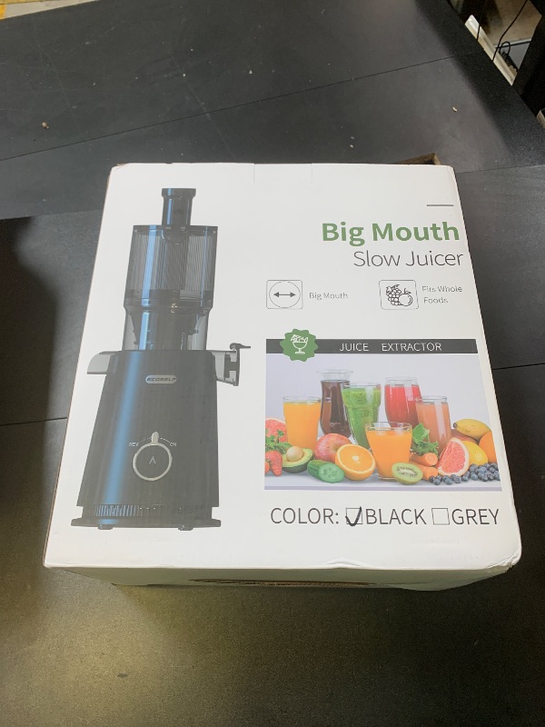 Photo 1 of Juicer Machines, ECOSELF Large Feed Chute for Family Needs, Professional Hands Free Cold Press Juicer For Whole Fruits & Vegetables, Self Feeding for Juice Extractor Machine, Easy to Clean