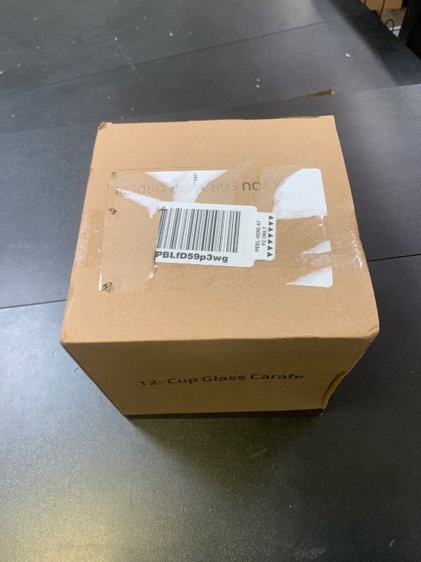 Photo 1 of 12-Cup Replacement Glass Carafe Pot Compatible with Hamilton Coffee Maker Models 46310, 49976, 49966, 49350, 49957, 49954, 49933, 49980A, 49980Z, 49983, 49618, 46300, 49950