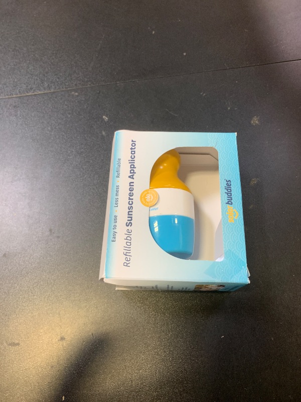 Photo 1 of Duo GB Solar Buddies Refillable Roll On Sponge Applicator For Kids, Adults, Families, Travel Size Holds 100ml Travel Friendly for Sunscreen, Suncream and Lotions