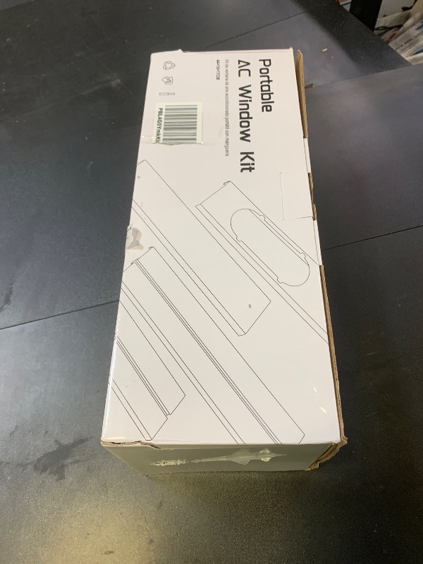 Photo 1 of Portable Air conditioner Window Kit, Adjustable Vertical/Horizontal Sliding Window Kit Plate for Unit, AC Window Vent Seal Suitable for 5.9” AC Exhaust Hose