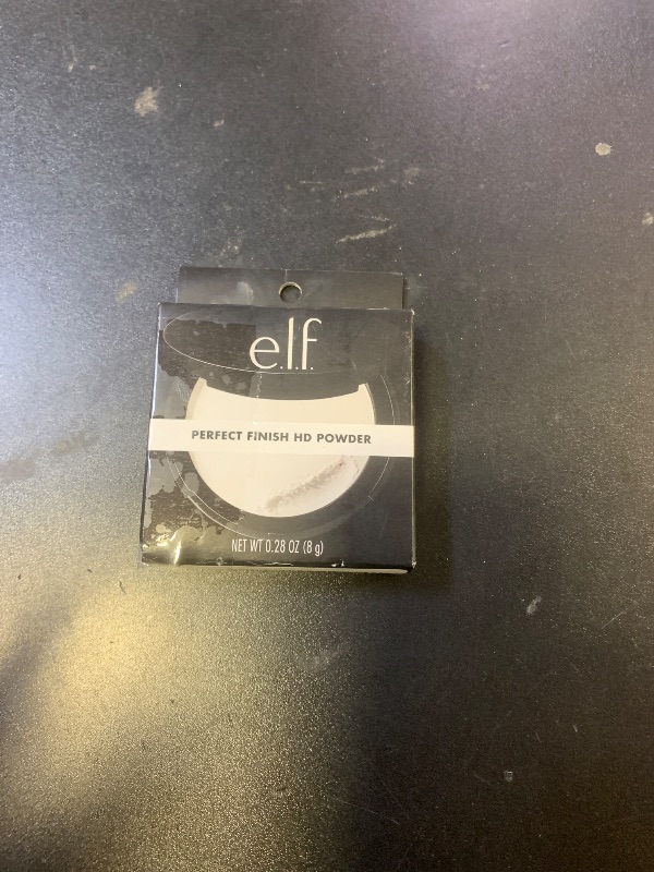 Photo 1 of e.l.f. Perfect Finish HD Powder, Blurs Fine Lines & Imperfections, All Day Wear, Perfect for On The Go, 0.28 Oz