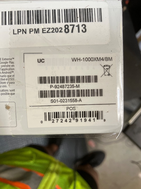 Photo 1 of Sony WH-1000XM4 Wireless Premium Noise Canceling Overhead Headphones with Mic for Phone-Call and Alexa Voice Control, Black WH1000XM4