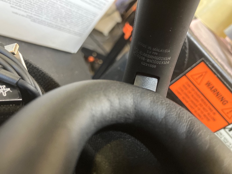 Photo 1 of Sony WH-1000XM4 Wireless Premium Noise Canceling Overhead Headphones with Mic for Phone-Call and Alexa Voice Control, Black WH1000XM4