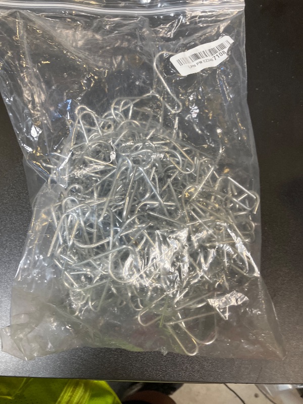 Photo 1 of T-Post Clips Galvanized Steel Fence Clips 150 PCS 10 Gauge Convenient and Fast Installation Pre-Cut Fence Ties for T-Posts/U-Posts