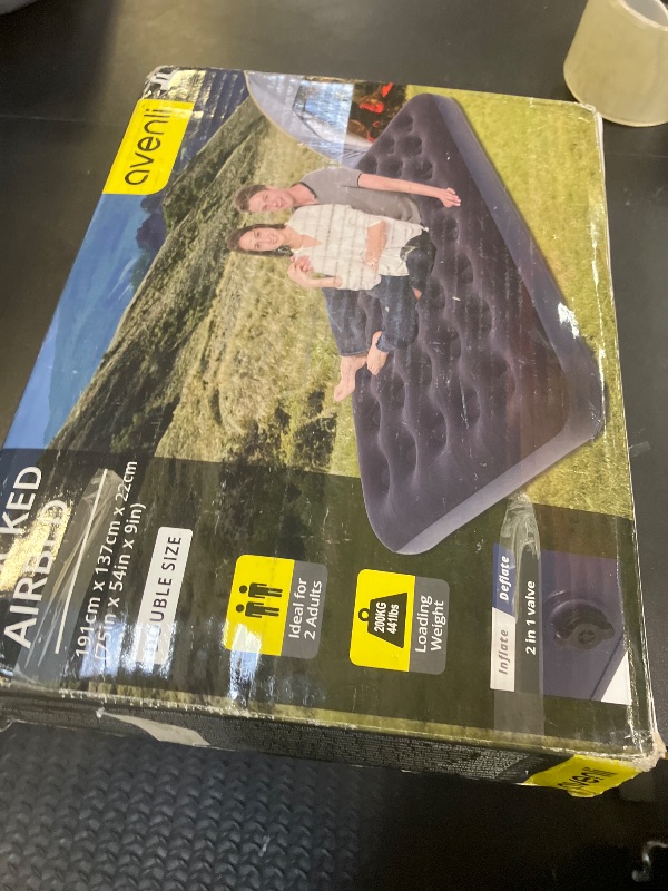 Photo 1 of Outraveler Full Size Air Mattress Inflatable Bed for Camping & Home, Blow Up Sleeping Pad