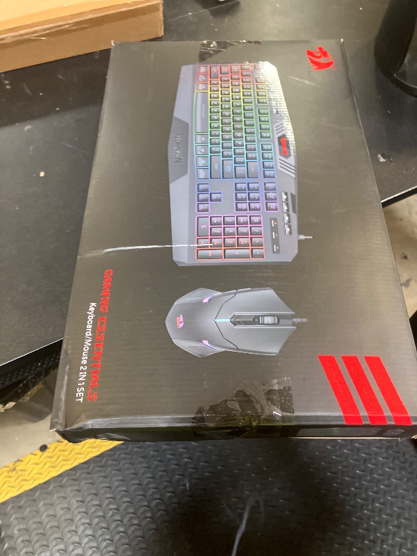 Photo 1 of Redragon Updated S101 Programmable Gaming Keyboard and Mouse, RGB Backlit Keyboard Mouse with Software, Independent Macro Record Keys, Value Combo Set