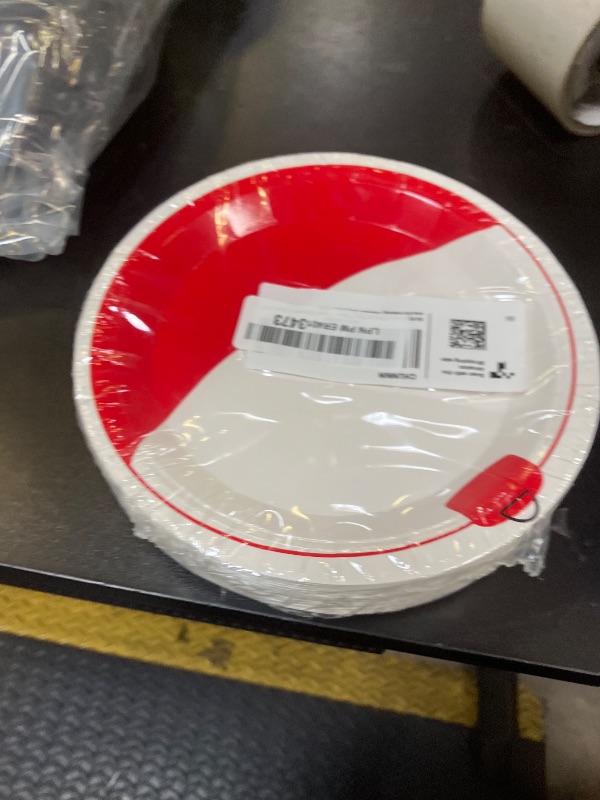Photo 1 of CHUNNIN 50 PCS Gone Fishing Party Plates for Fishing Themed Party Decoration 7 Inches Bobber Birthday Paper Plates Gone Fish Disposable Dessert Plate for Bobber Tournament Birthday Supplies