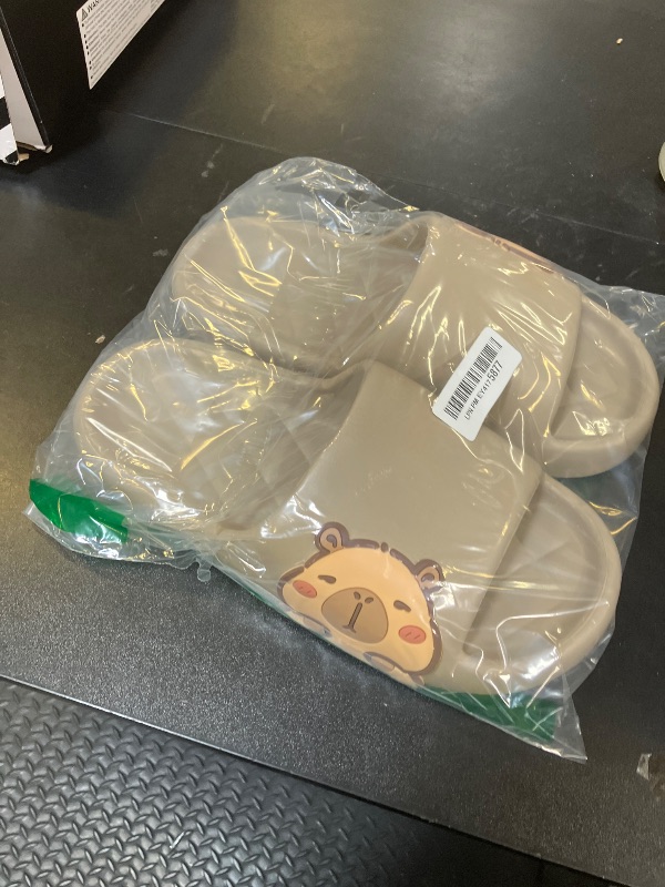 Photo 1 of XUNBAI Men's and Women's Capybara Slides,Cute Capybara Slippers for Indoor Outdoor,Non Slip Quick Drying Shower Shoes,Comfort Cloud Slides Sandals