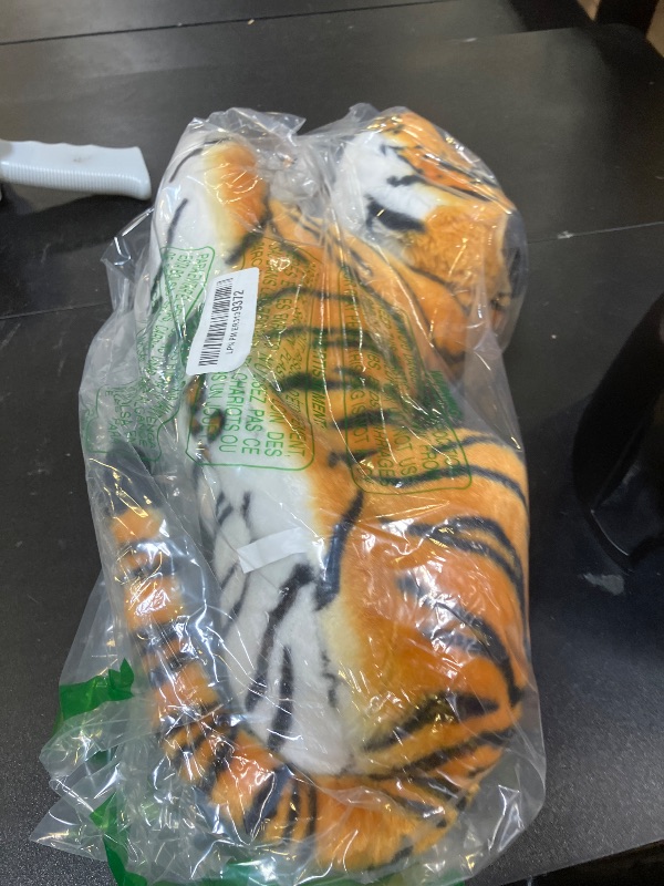 Photo 1 of GracesDawn Stuffed Animals-Tiger 26.8 inches (Including Tail Size), Plush Animal Cat for Jungle Theme, Decoration, Cuddling, Ideal Gift for Children (Brown Tiger)