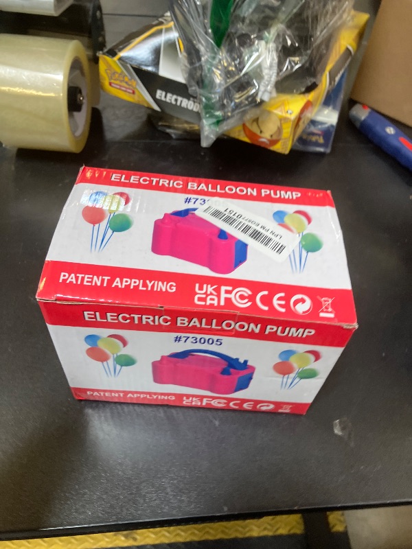 Photo 1 of Growsun Balloon Pump Electric, Balloon Inflation Pump 110V 600W Portable Automatic Dual Nozzle Inflator with Tying Tools for Birthday Gender Reveal Baby Shower Party Decorations