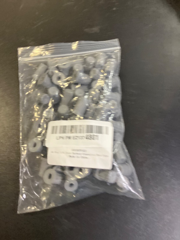 Photo 1 of FOGWOWO 60 Pcs 1/4 Inch Barbed Connector End Caps Rubber Plugs for 1/4 Inch Irrigation Tubing System