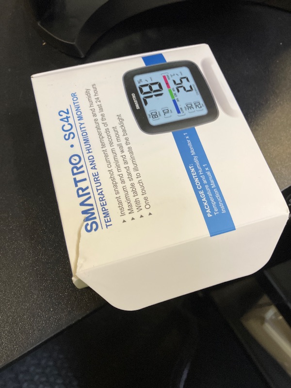 Photo 1 of SMARTRO SC42 Professional Digital Hygrometer Indoor Thermometer Room Humidity Gauge Pro Accuracy Calibration