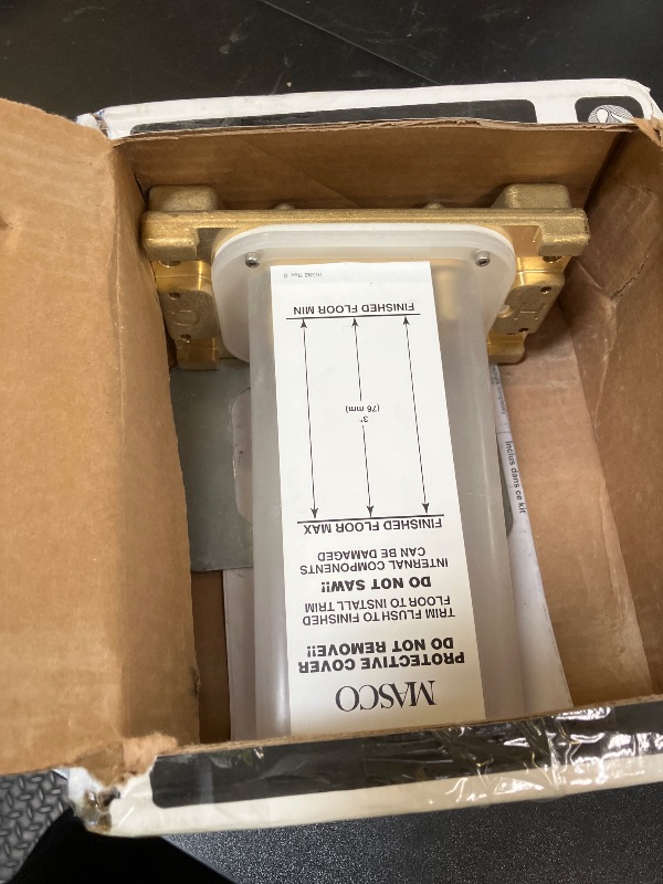 Photo 1 of Delta Faucet Floor-Mount Freestanding Tub Filler Rough-In Valve for Delta Freestanding Tub Fillers R4700-FLWS (with Screwdriver Stops), Chrome, 0.5