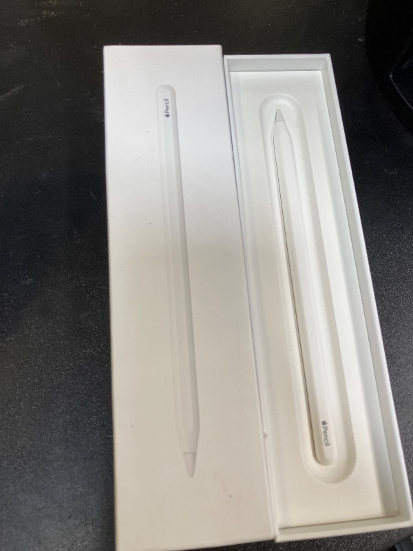 Photo 1 of Apple Pencil (2nd Generation): Device Compatibility Check Required - Pixel-Perfect Precision, Perfect for Note-Taking, Drawing, and Signing documents. Attaches, Charges, and Pairs magnetically.