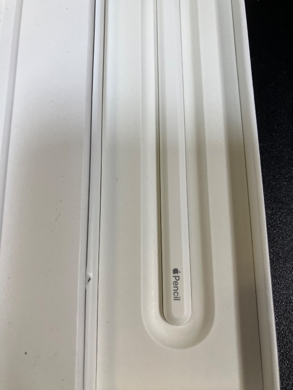Photo 1 of Apple Pencil (2nd Generation): Device Compatibility Check Required - Pixel-Perfect Precision, Perfect for Note-Taking, Drawing, and Signing documents. Attaches, Charges, and Pairs magnetically.