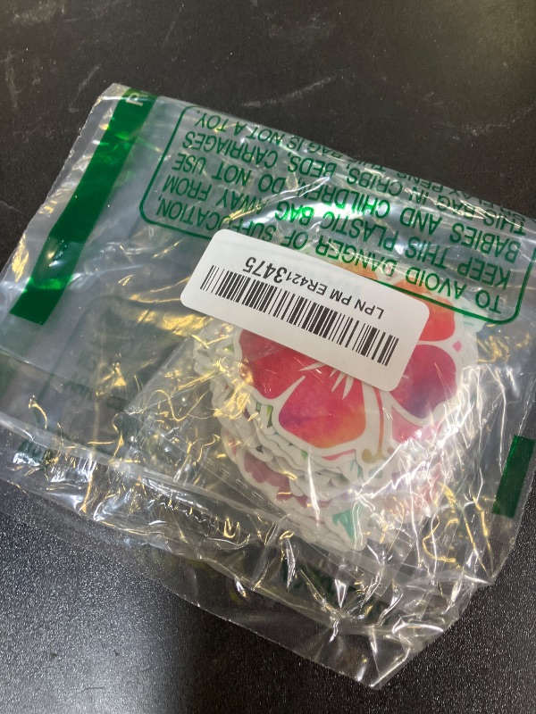 Photo 1 of 100 Pcs Flower Stickers, Vinyl Waterproof Flower Stickers for Water Bottles, Laptop, Notebook, Scrapbook, Luggage, Cell Phone, Helmet, Party Favors