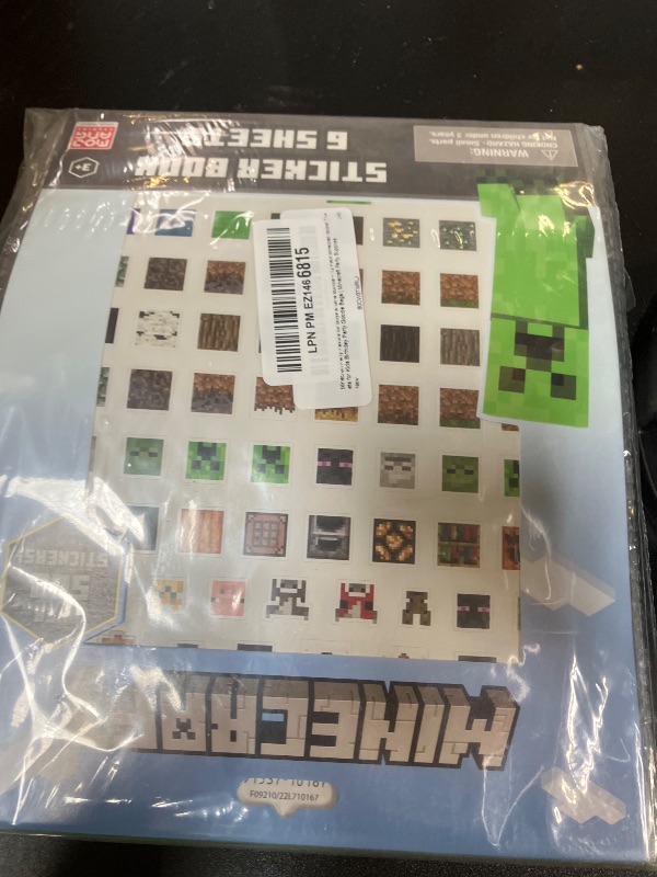 Photo 1 of Minecraft Party Favors for Boys & Girls Bundle ~ 12 Pack Minecraft Sticker Sheets for Kids Birthday Party Goodie Bags | Minecraft Party Supplies