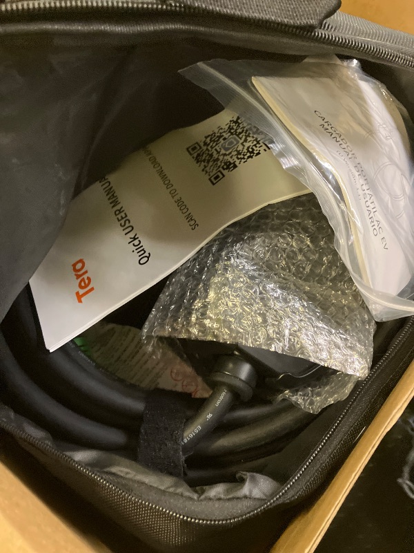 Photo 1 of Tera 2025 New EV Charger for Tesla 40A 2.8" Largest Display ETL FCC Most Compact 25FT NACS Level 2 NEMA 14-50 Plug & NEMA 5-15 for Level 1 Waterproof IP66 Portable EVSE for Tesla Model Y/3/S/X P06