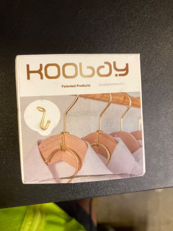 Photo 1 of Koobay Metal Clothes Hanger, 36 Pack Connector Hooks Stable Gold Metal Outfit Hangers Extender Clips Organizer Strong Mini Cascading Hanger Hooks