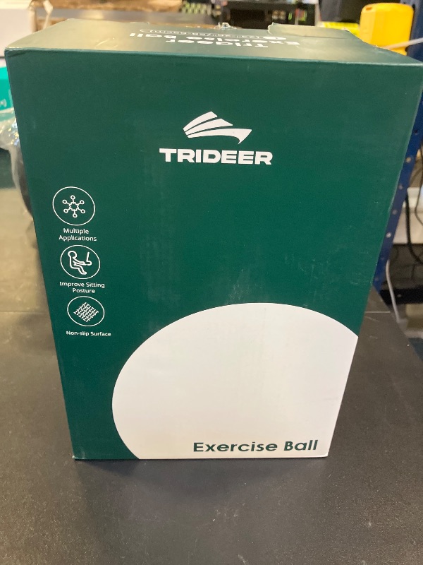Photo 1 of Trideer Yoga Ball for Exercise, Pregnancy & Birthing, 5 Sizes Exercise Ball for Physical Therapy, Stability, Fitness, Quick Pump Included